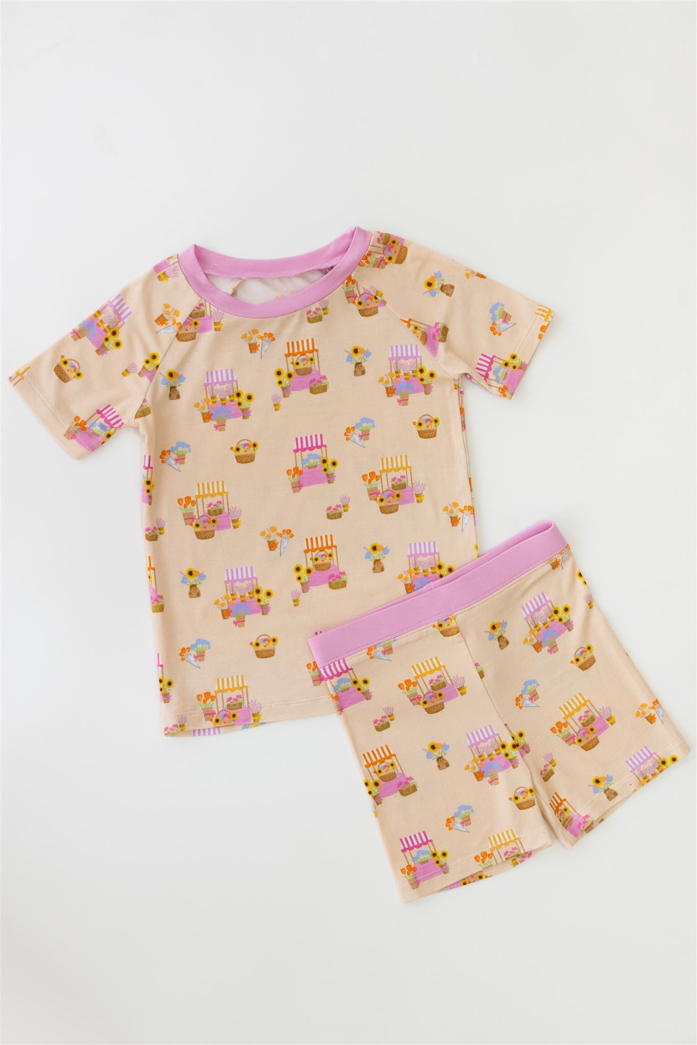 Flower Market Short Sleeve Set