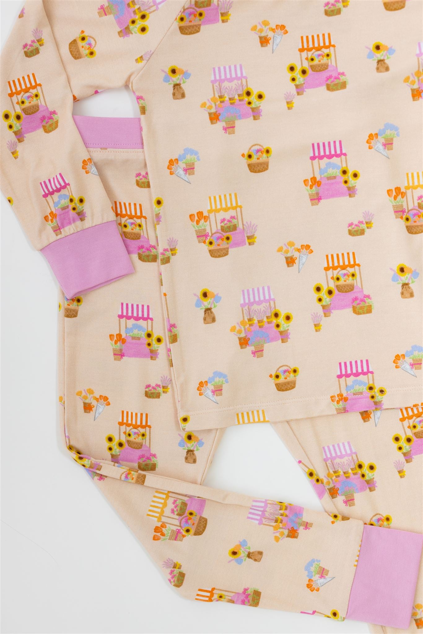 Flower Market Two-Piece Pajamas