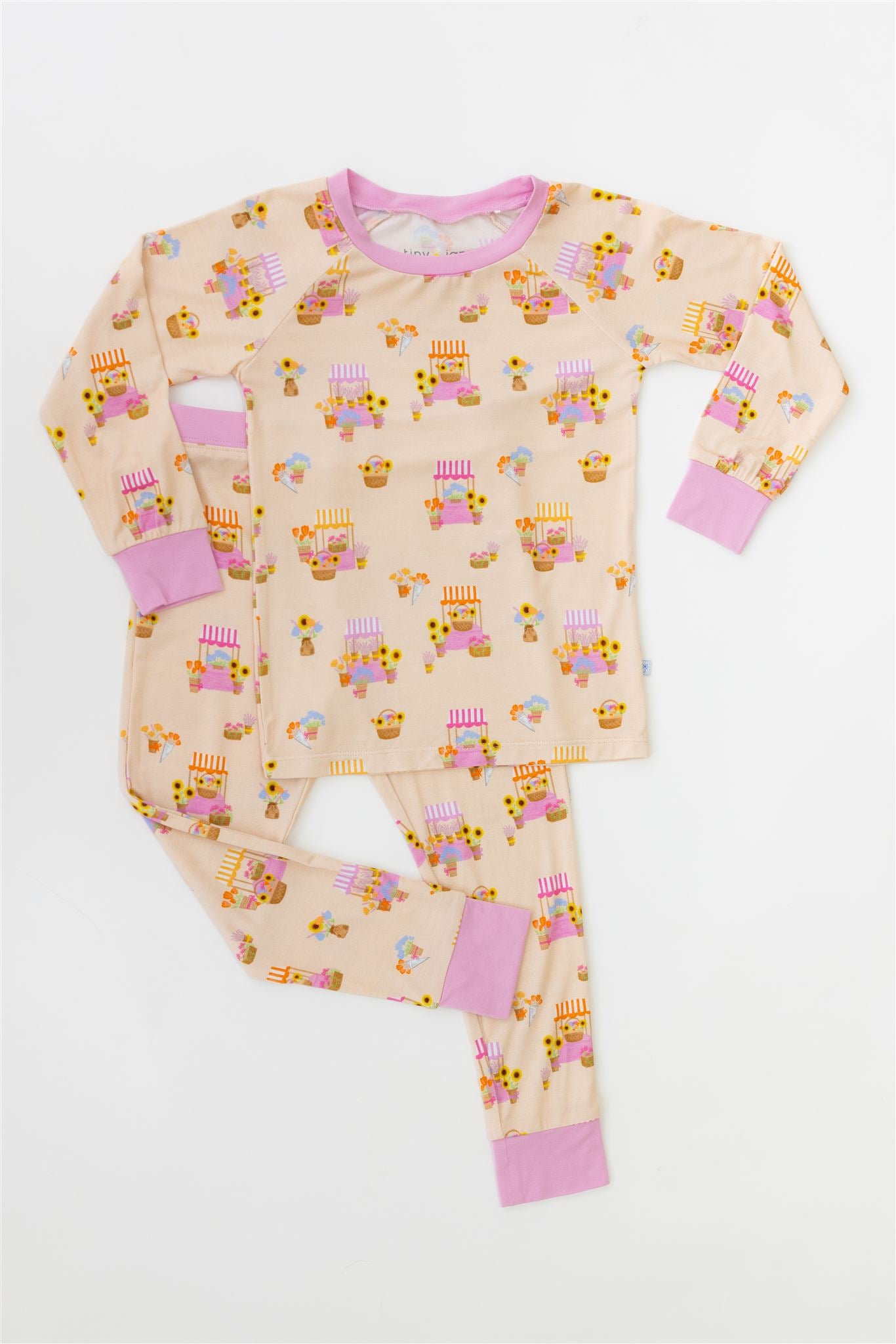 Flower Market Two-Piece Pajamas