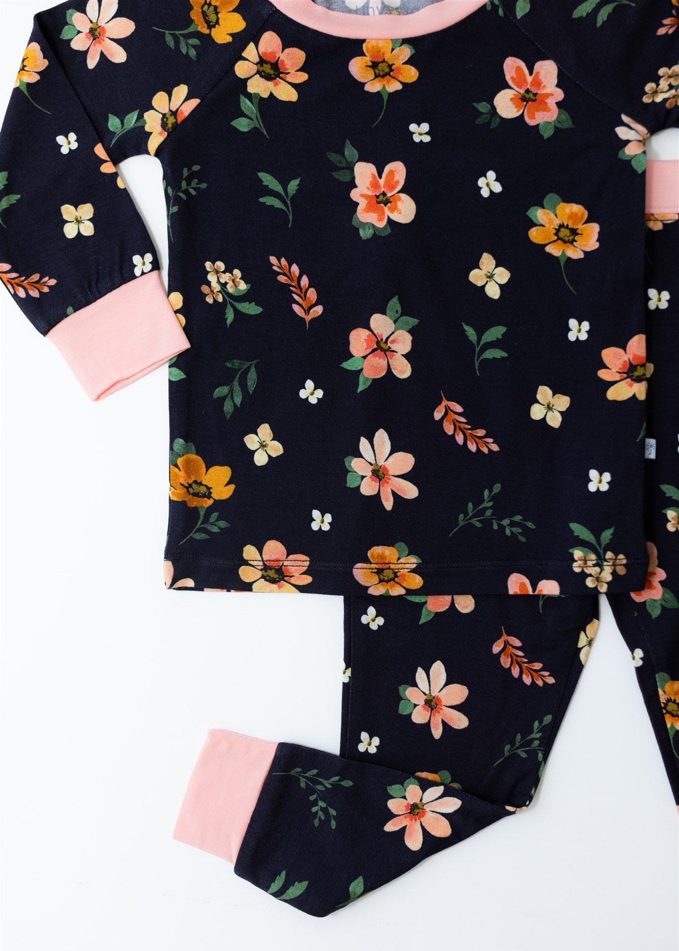 Fall Floral Two-Piece Pajamas