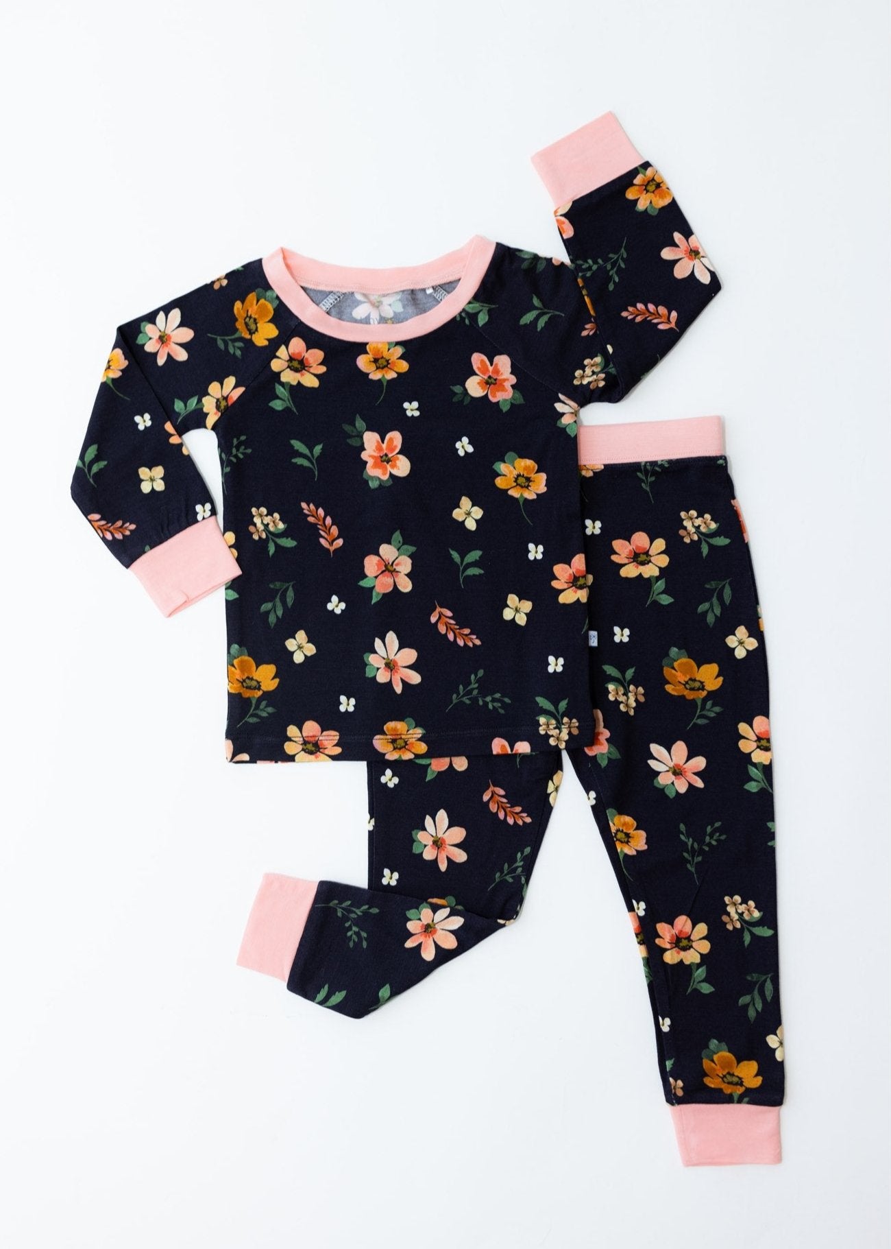 Fall Floral Two-Piece Pajamas