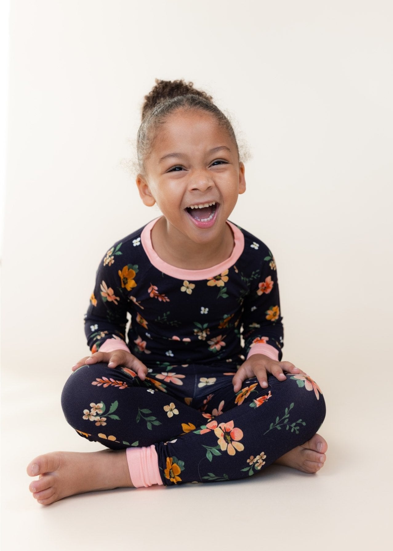 Fall Floral Two-Piece Pajamas