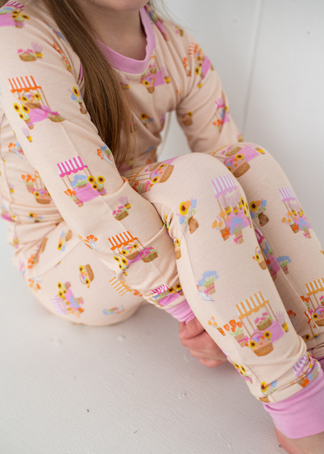 Flower Market Two-Piece Pajamas