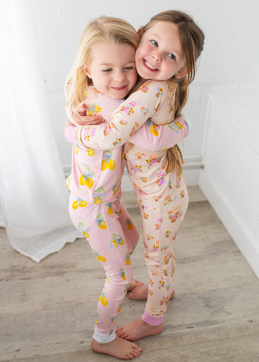 Flower Market Two-Piece Pajamas