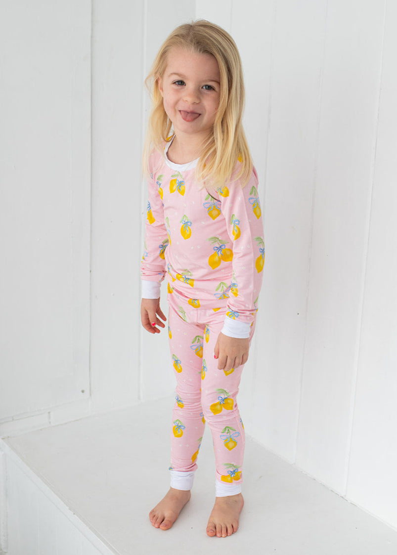 Lemons Two-Piece Pajamas