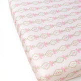 Bows and Mistletoes Crib Sheet