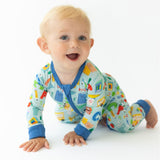Back To School Blue Zippy