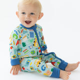 Back To School Blue Zippy