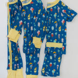Ice Cream Dreams Blue Short Sleeve Sets