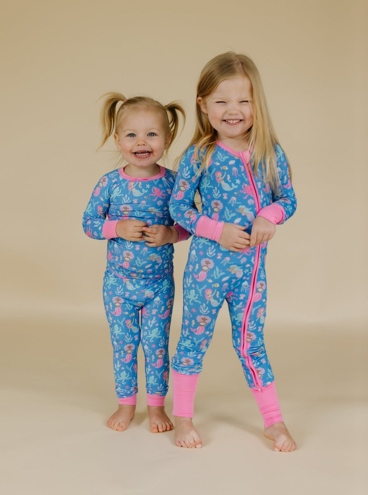 Little Mermaids Two-Piece Pajama Set