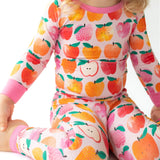 A is for Apple Pink Two-Piece Pajamas