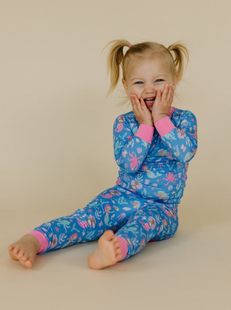 Little Mermaids Two-Piece Pajama Set