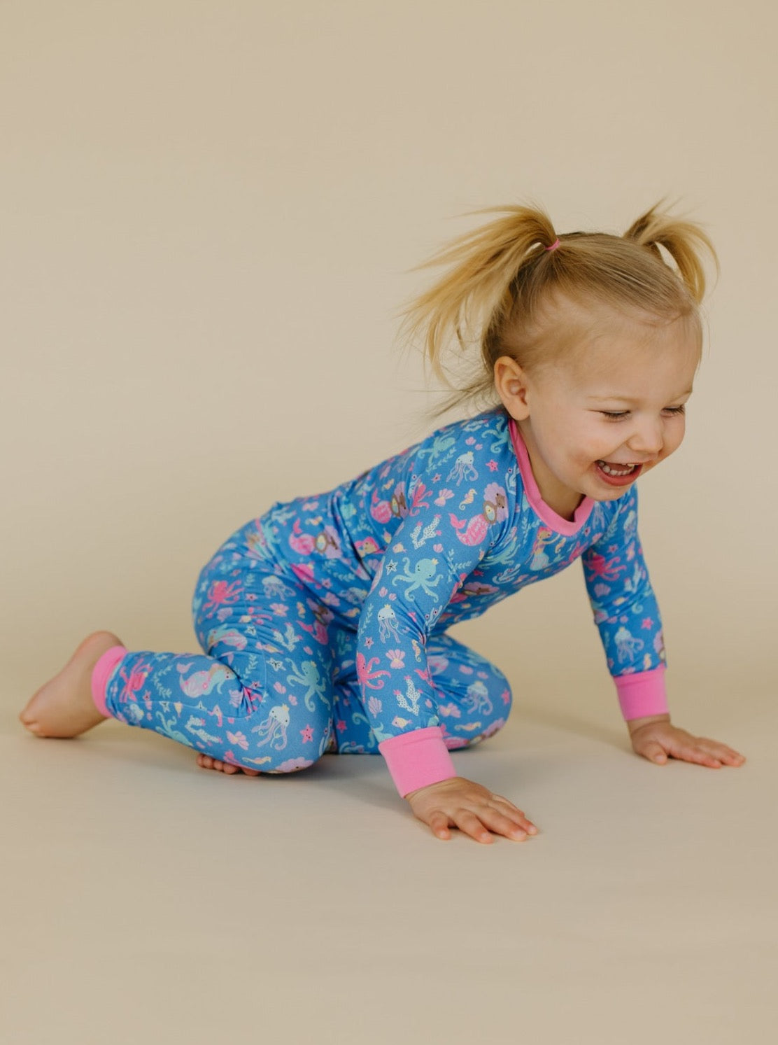 Little Mermaids Two-Piece Pajama Set