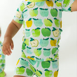 A is for Apple Green Short Sleeve Set