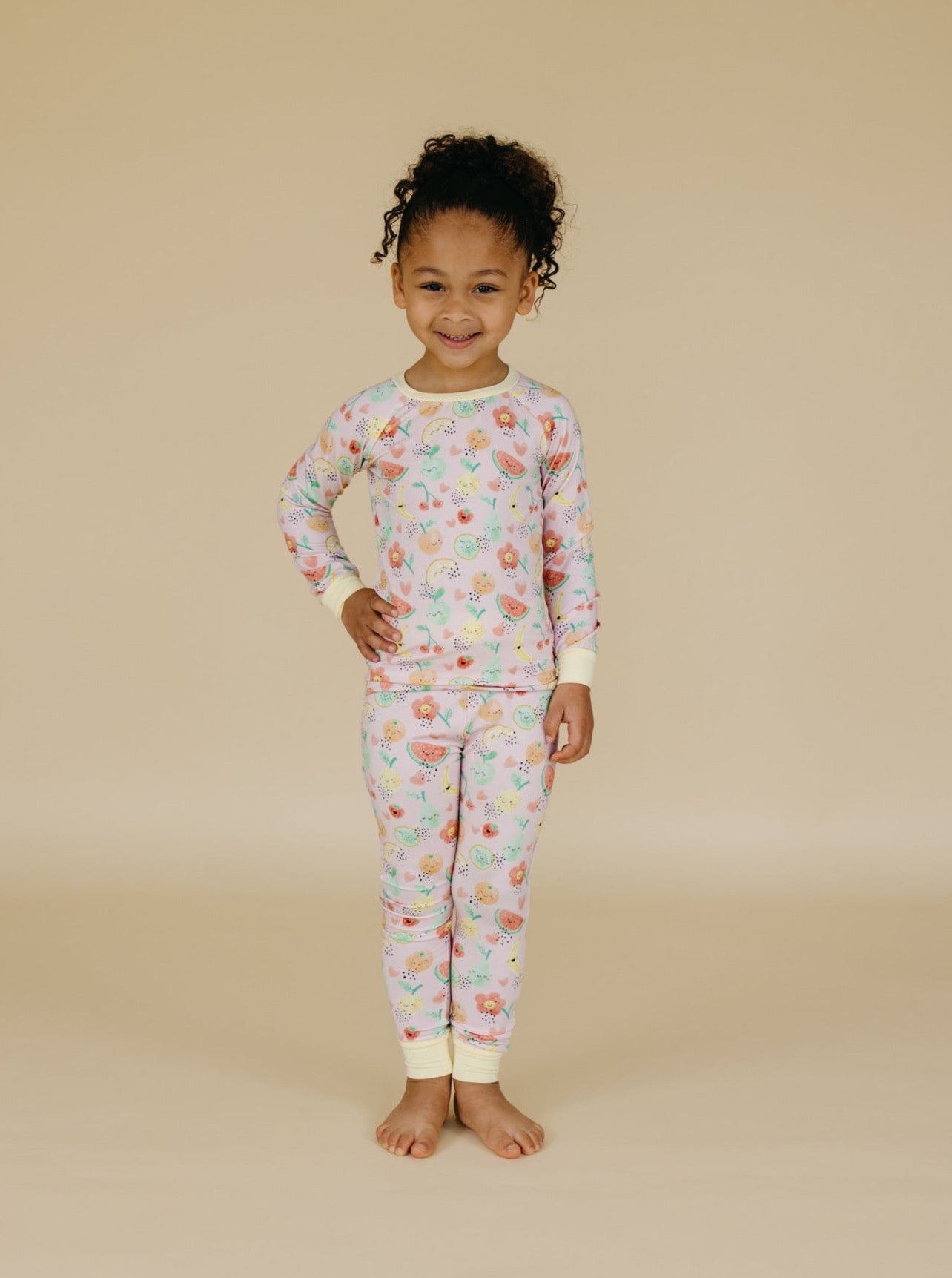 Cutie Fruitie Two-Piece Pajama Set