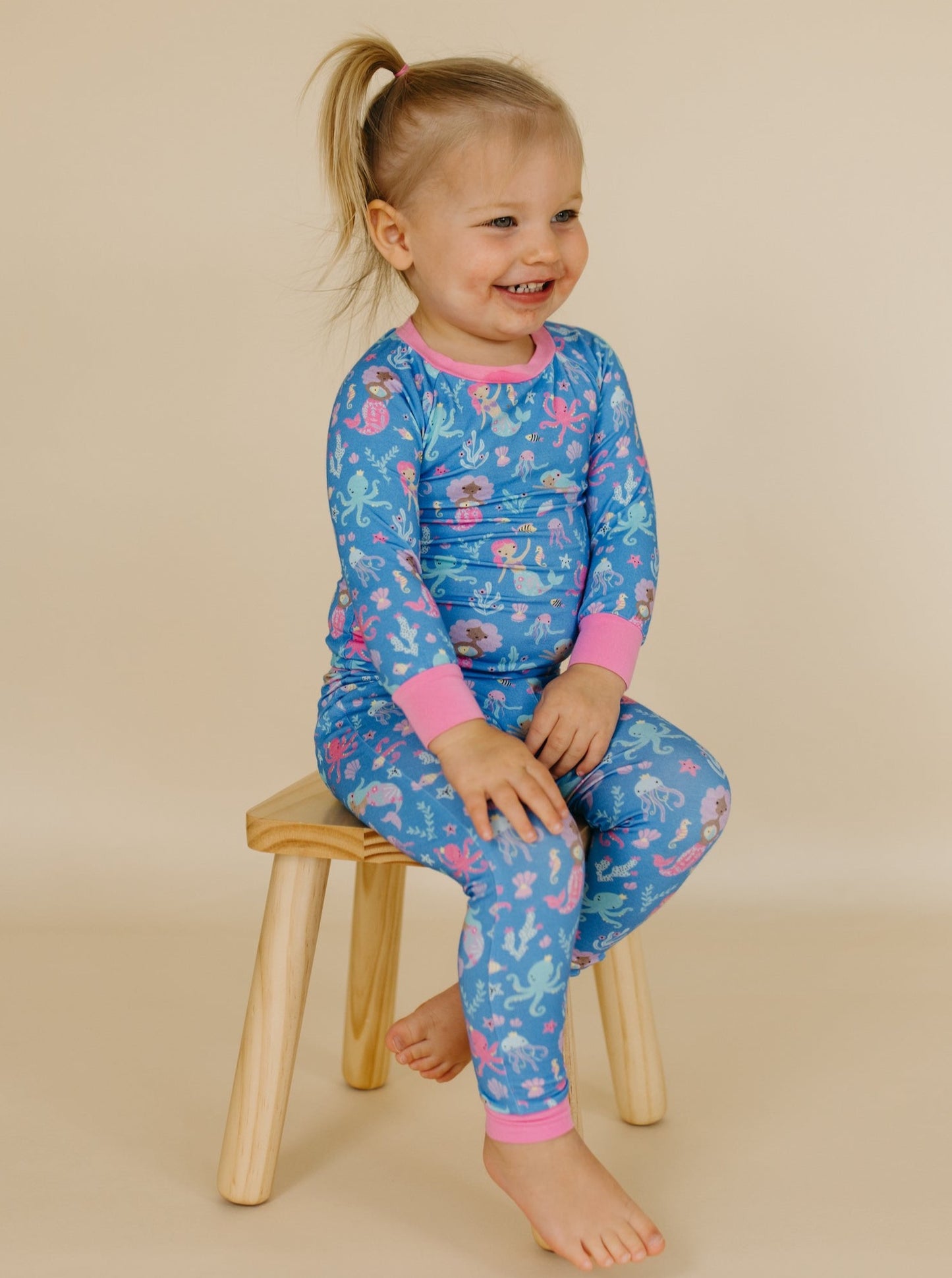 Little Mermaids Two-Piece Pajama Set