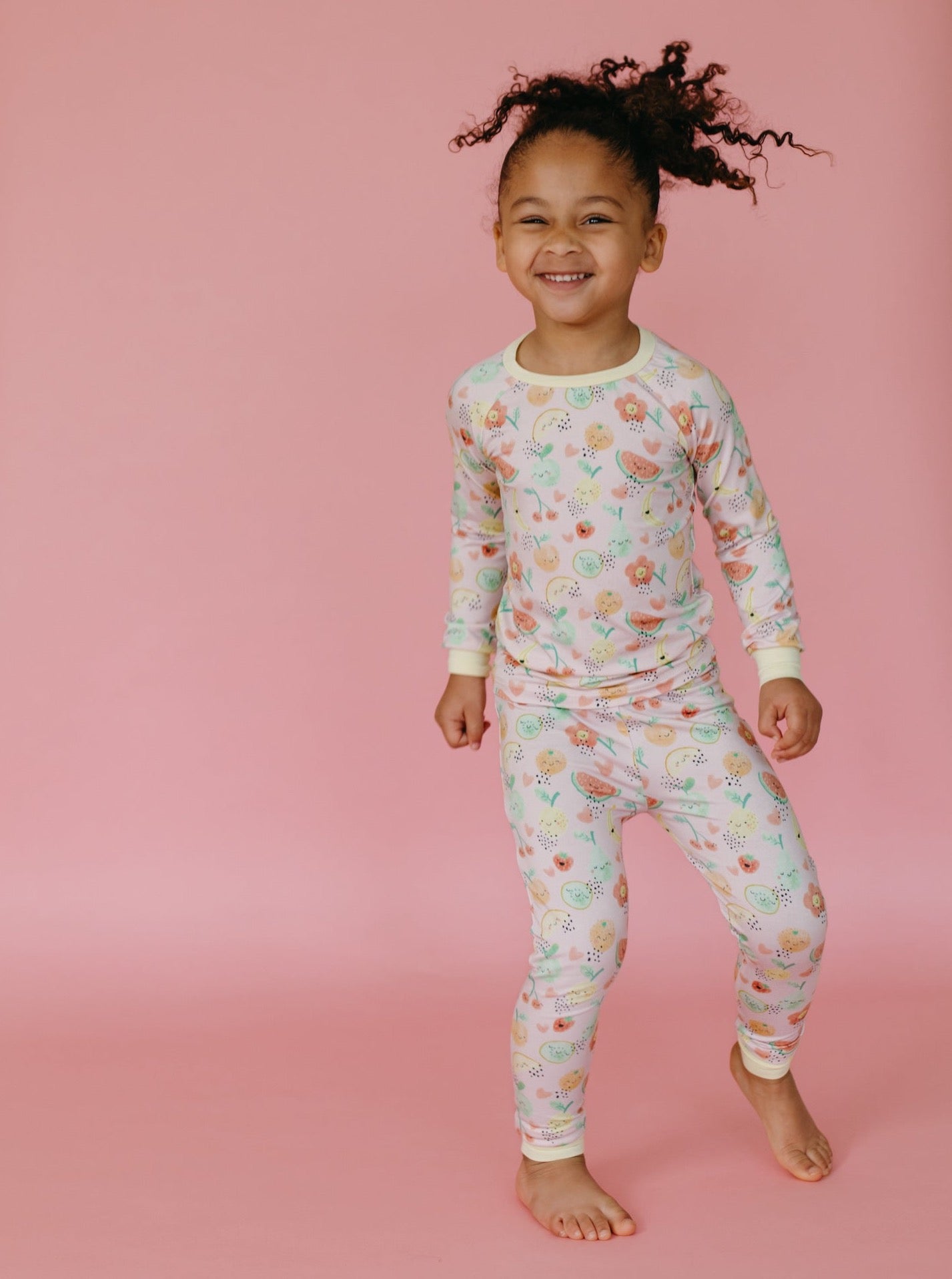 Cutie Fruitie Two-Piece Pajama Set