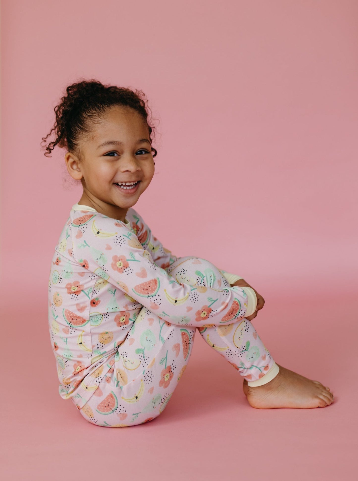 Cutie Fruitie Two-Piece Pajama Set