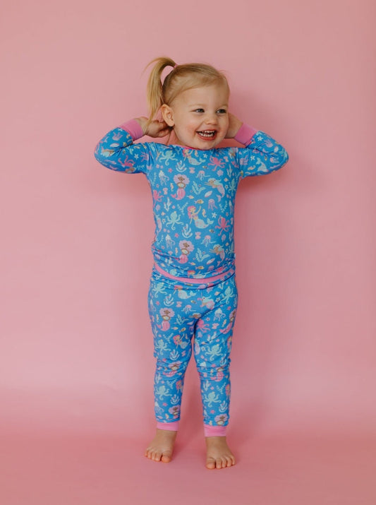 Little Mermaids Two-Piece Pajama Set