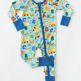 Back To School Blue Zippy