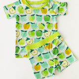 A is for Apple Green Short Sleeve Set