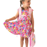 Back To School Pink Twirl Dress