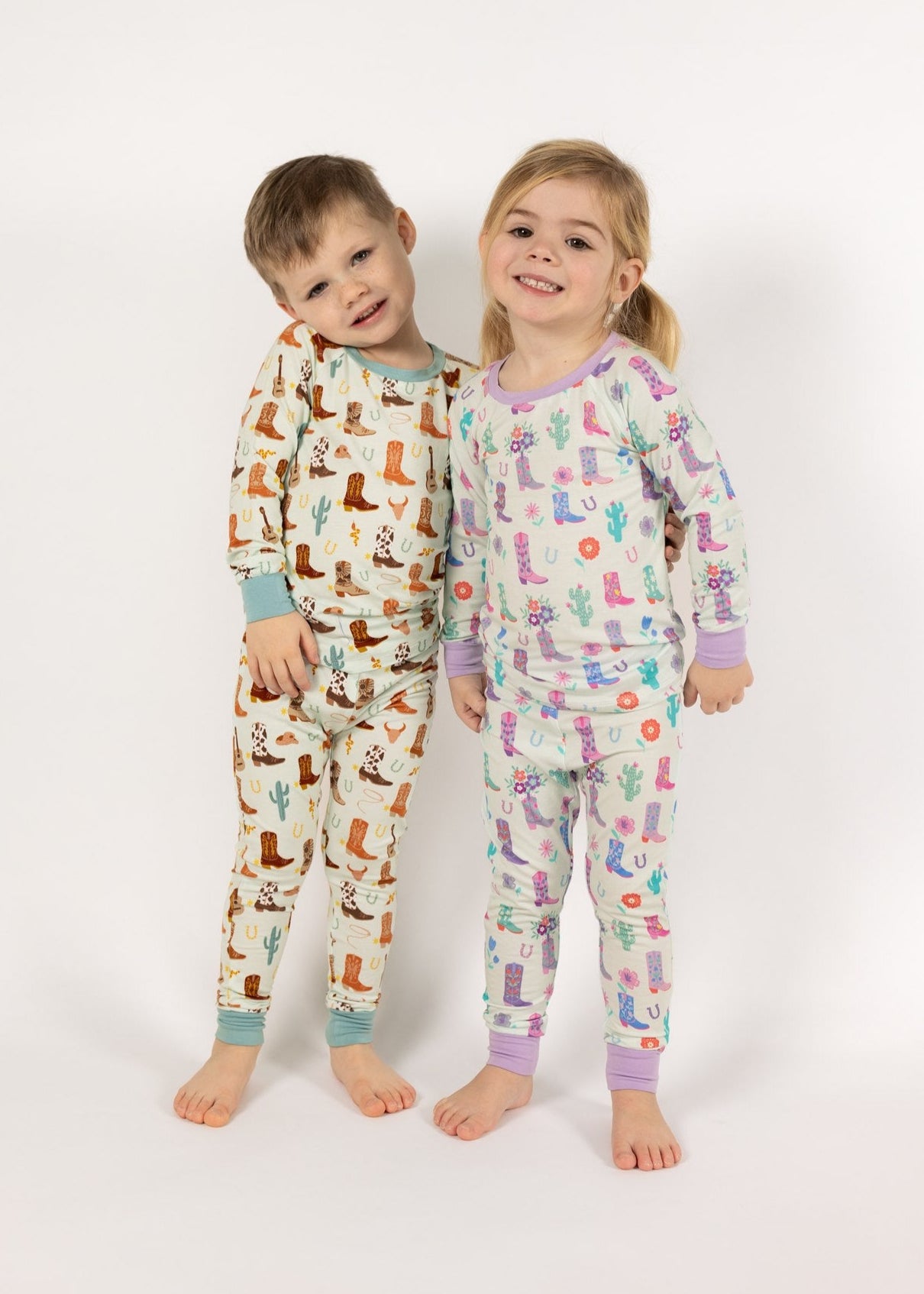 Boots & Bouquets Two-Piece Pajamas