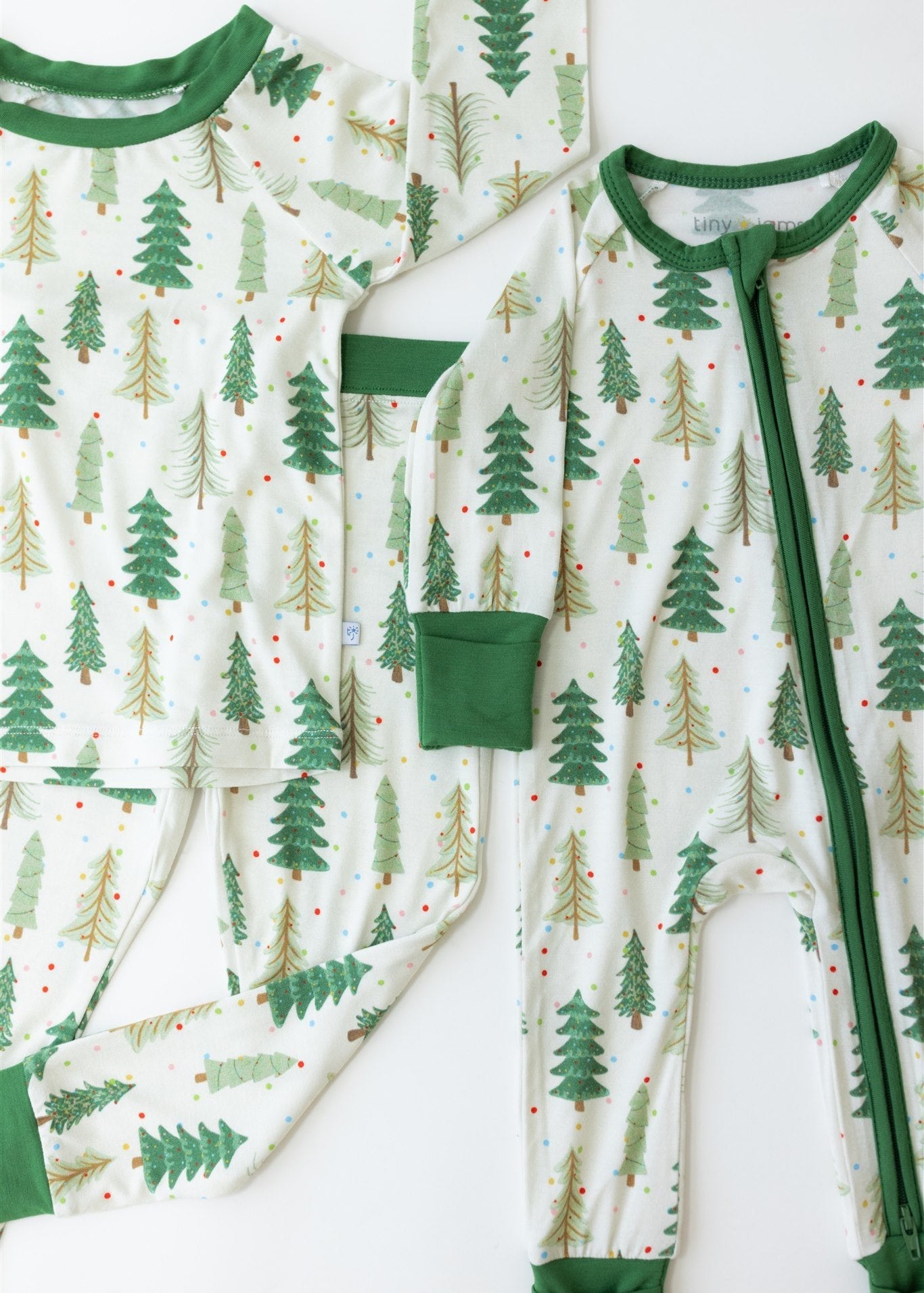 Festive Trees Two-Piece Pajamas