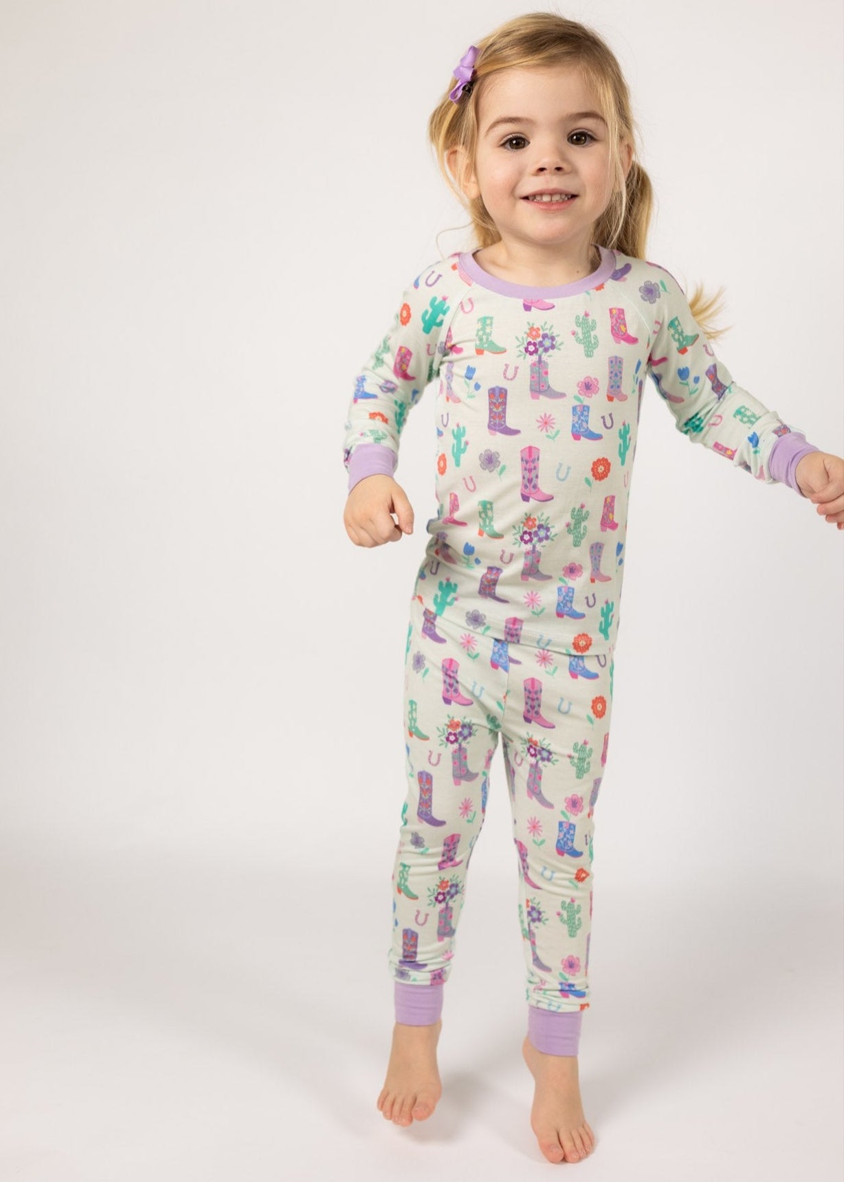 Boots & Bouquets Two-Piece Pajamas