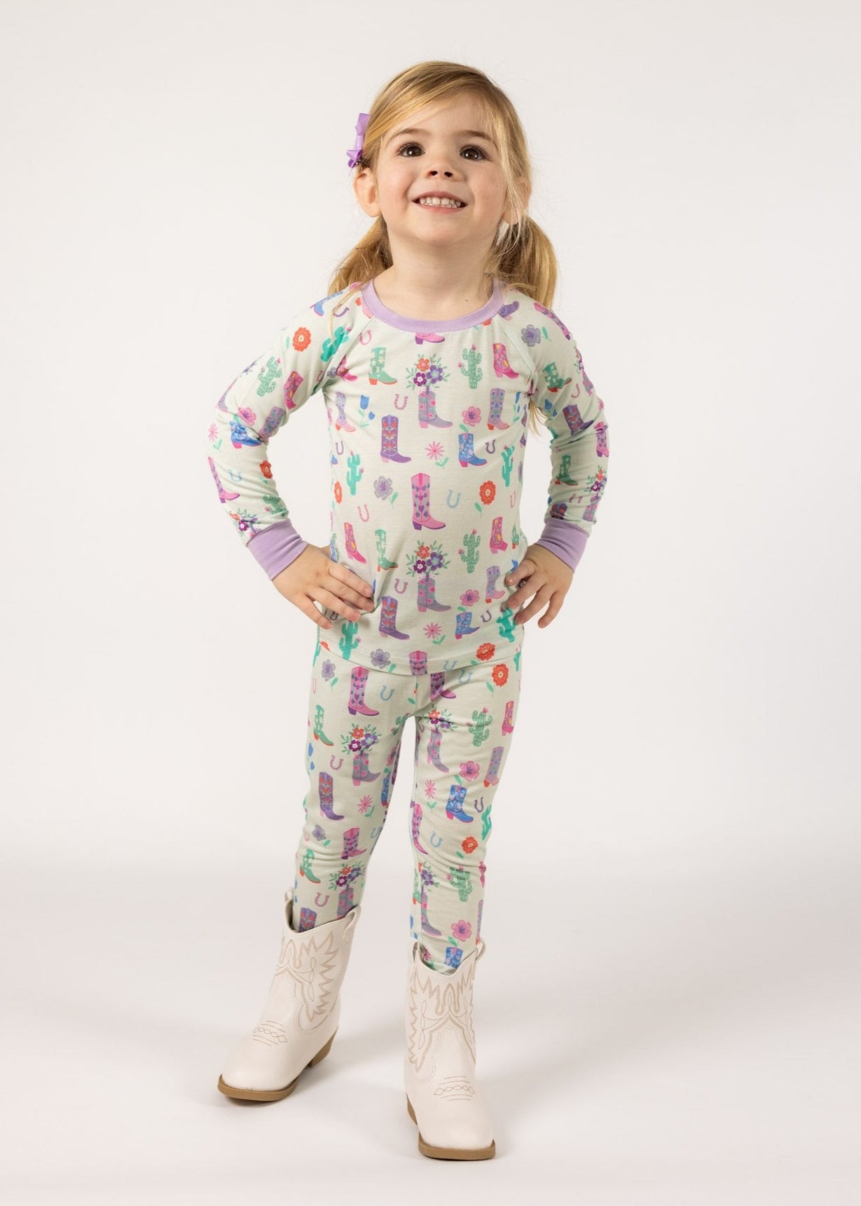 Boots & Bouquets Two-Piece Pajamas