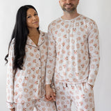 Gingerbread Dreams Men's Long Sleeve PJ Top