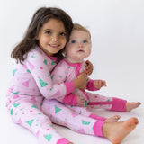 Holly, Jolly, & Pink! Two-Piece Pajamas
