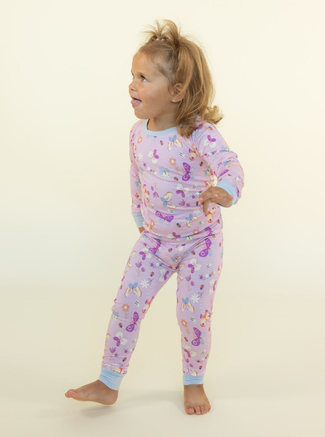 Butterfly Kisses Two-Piece Pajama Set