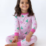 Holly, Jolly, & Pink! Two-Piece Pajamas