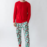 Santa Squad Green Men's PJ Jogger