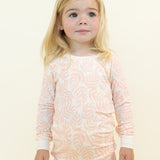 Pink Pastel Palms Two-Piece Set
