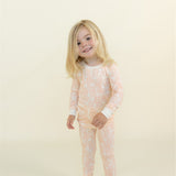 Pink Pastel Palms Two-Piece Set