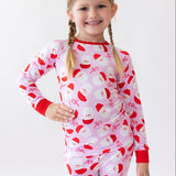 Santa Squad Pink Two-Piece Pajamas