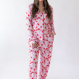 Santa Squad Pink Women's PJ Set