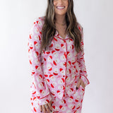 Santa Squad Pink Women's PJ Set