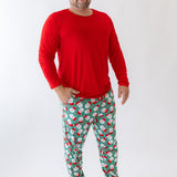 Santa Squad Green Men's PJ Jogger