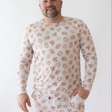 Gingerbread Dreams Men's Long Sleeve PJ Top