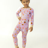 Cookie Monster Purple Two-Piece Pajamas
