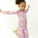 Cookie Monster Purple Two-Piece Pajamas