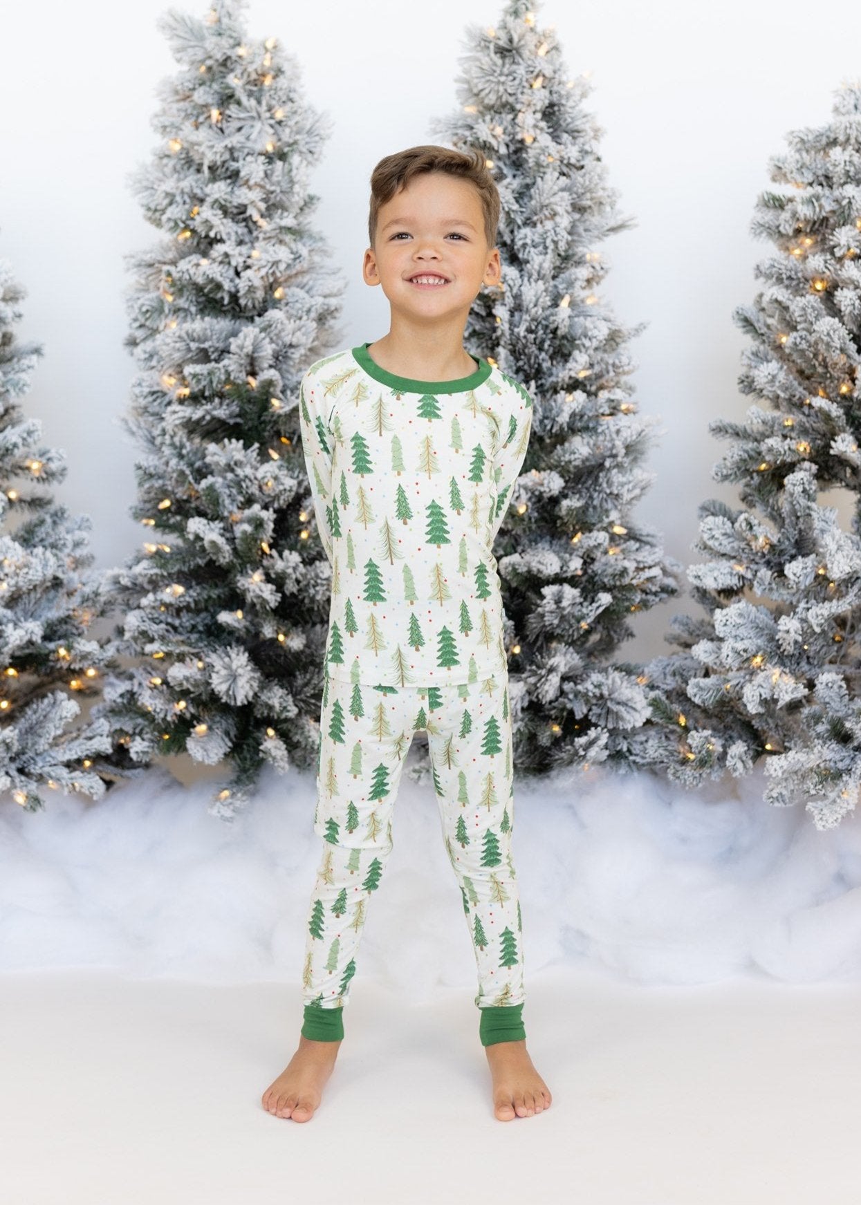 Festive Trees Two-Piece Pajamas