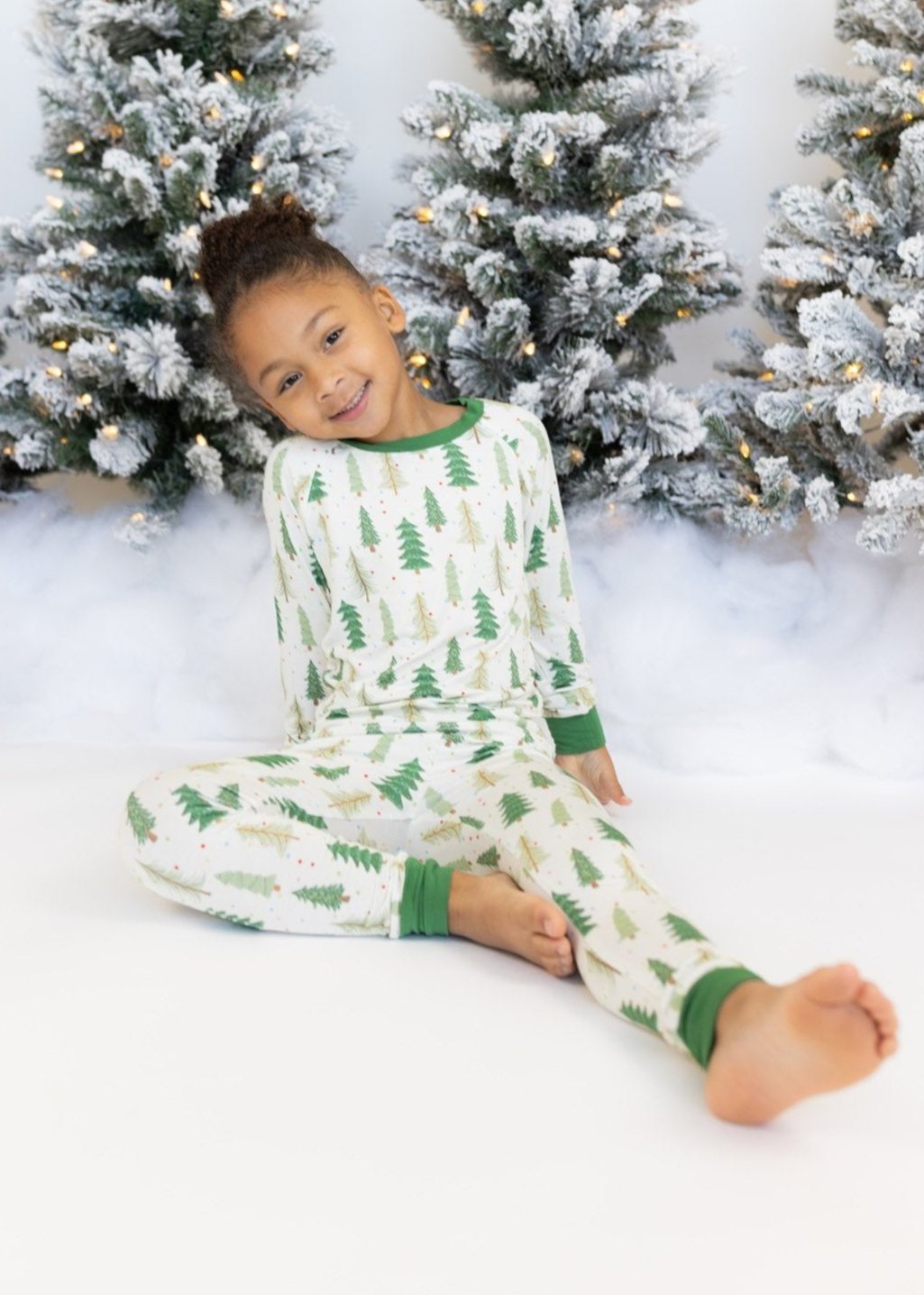 Festive Trees Two-Piece Pajamas