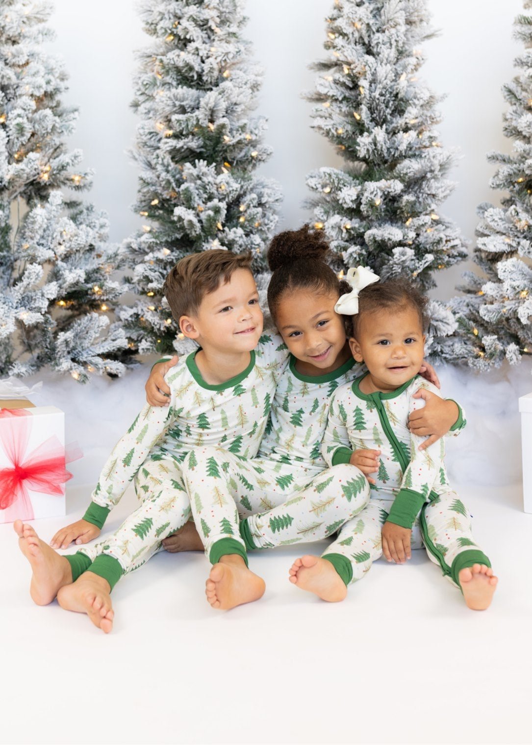 Festive Trees Two-Piece Pajamas