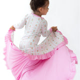 Bear-y Cute Ruffle Blanket PREORDER