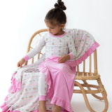 Bear-y Cute Ruffle Blanket PREORDER