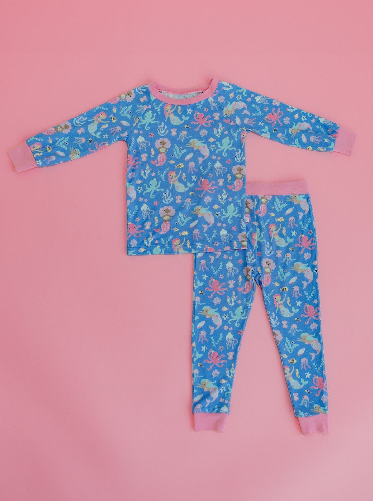 Little Mermaids Two-Piece Pajama Set